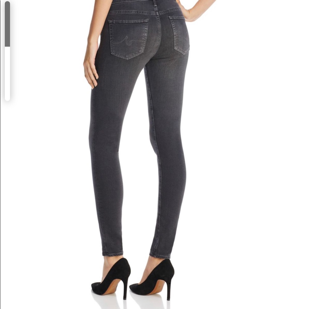 AG ADRIANO GOLDSCHMIED GRAY FARRAH HIGH RISE JEANS